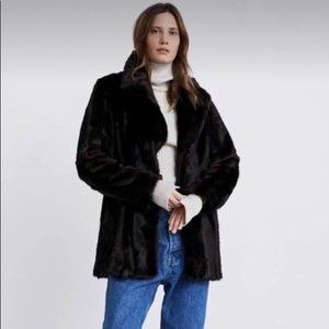 Zara Faux Fur Jacket *New With Tags*